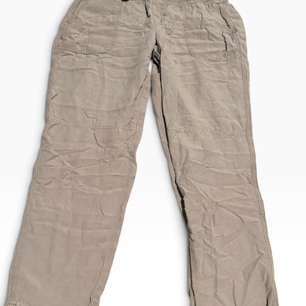 Maurices Plus Cargo Pants 16W Tan Brown Utility Stretch